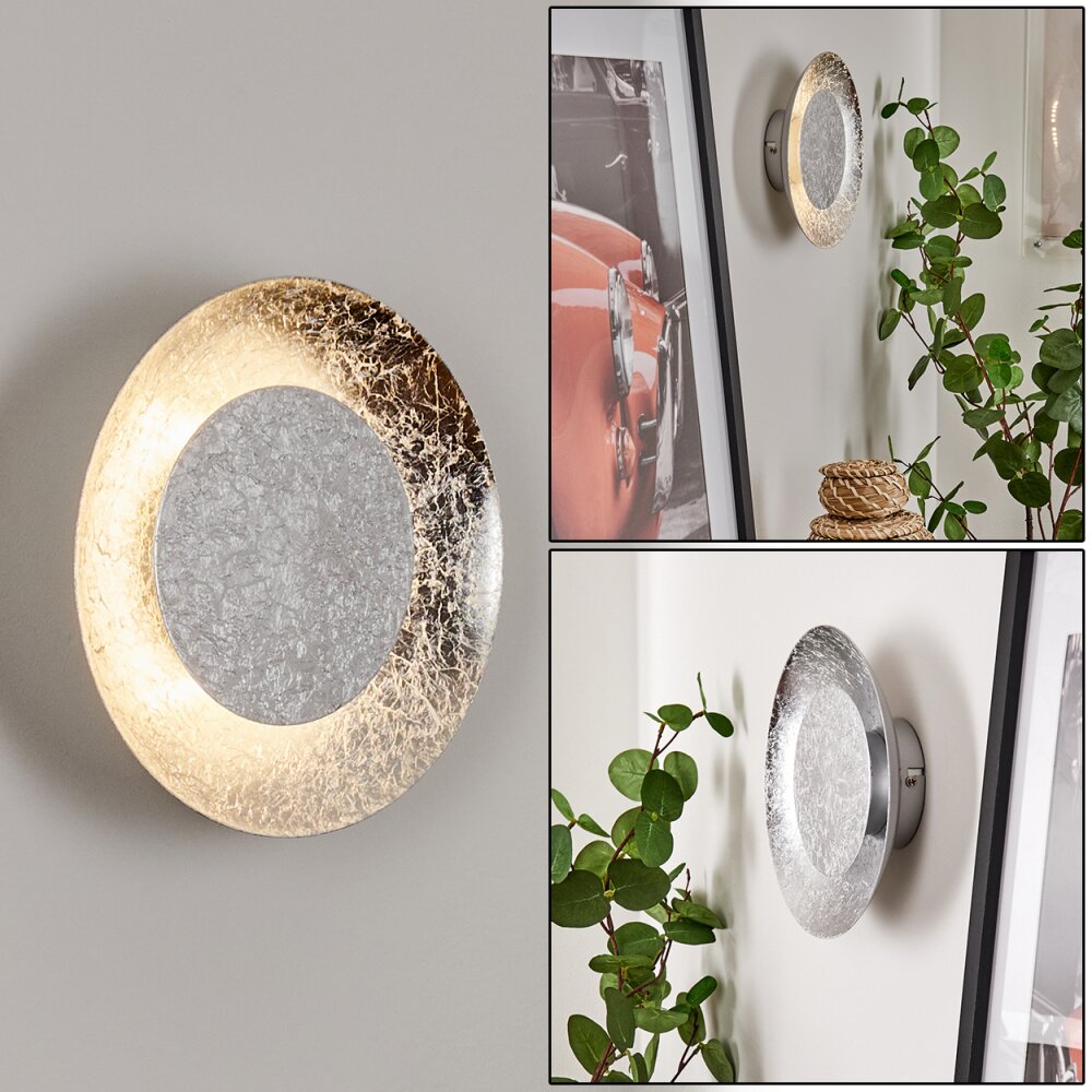 Merlo Wandleuchte LED Silber, 1-flammig main product photo