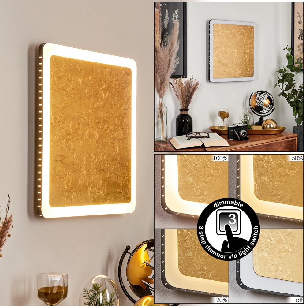 Guacacallo Wandleuchte LED Gold, Schwarz, Weiß, 1-flammig main product photo