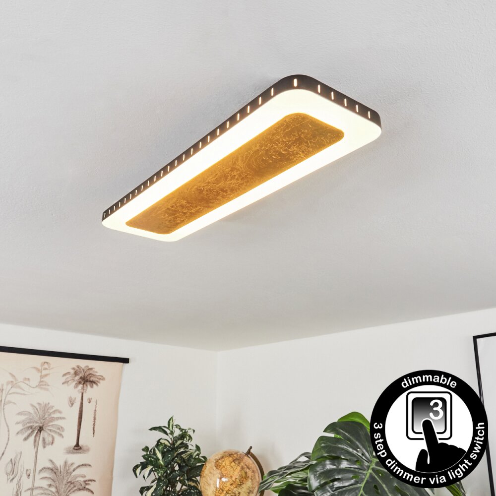 Guacacallo Deckenpanel LED Gold, Schwarz, Weiß, 1-flammig main product photo