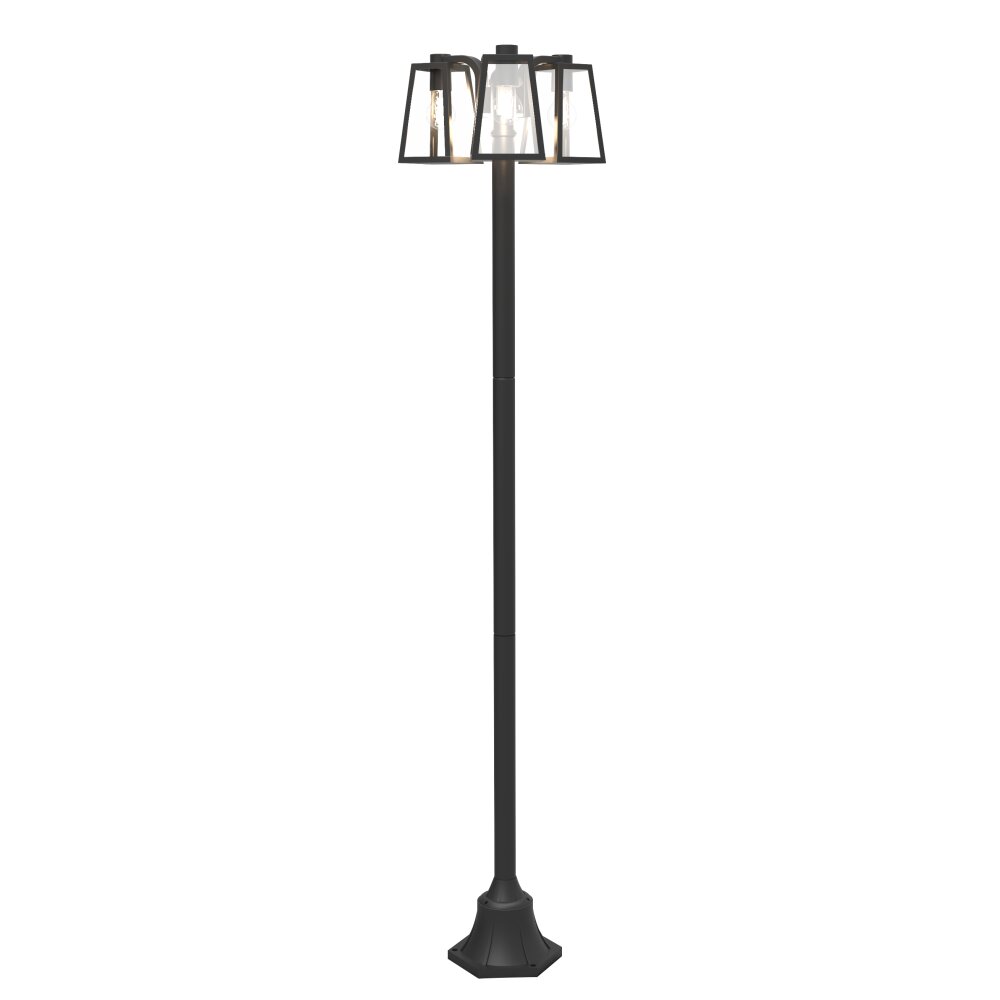 Lutec FIA Kandelaber Schwarz, 3-flammig main product photo
