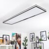 Nabbas Deckenpanel LED Schwarz, Weiß, 1-flammig, Fernbedienung