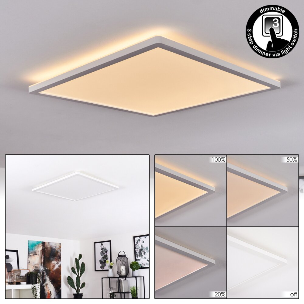 Boyero Deckenpanel LED Weiß, 1-flammig main product photo