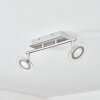 Marsen Deckenleuchte LED Chrom, Nickel-Matt, 2-flammig, Fernbedienung, Farbwechsler