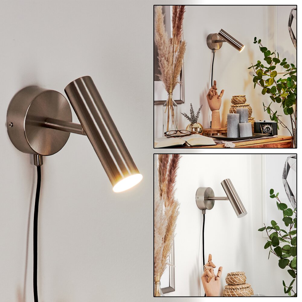 Dalheim Wandleuchte LED Nickel-Matt, 1-flammig main product photo