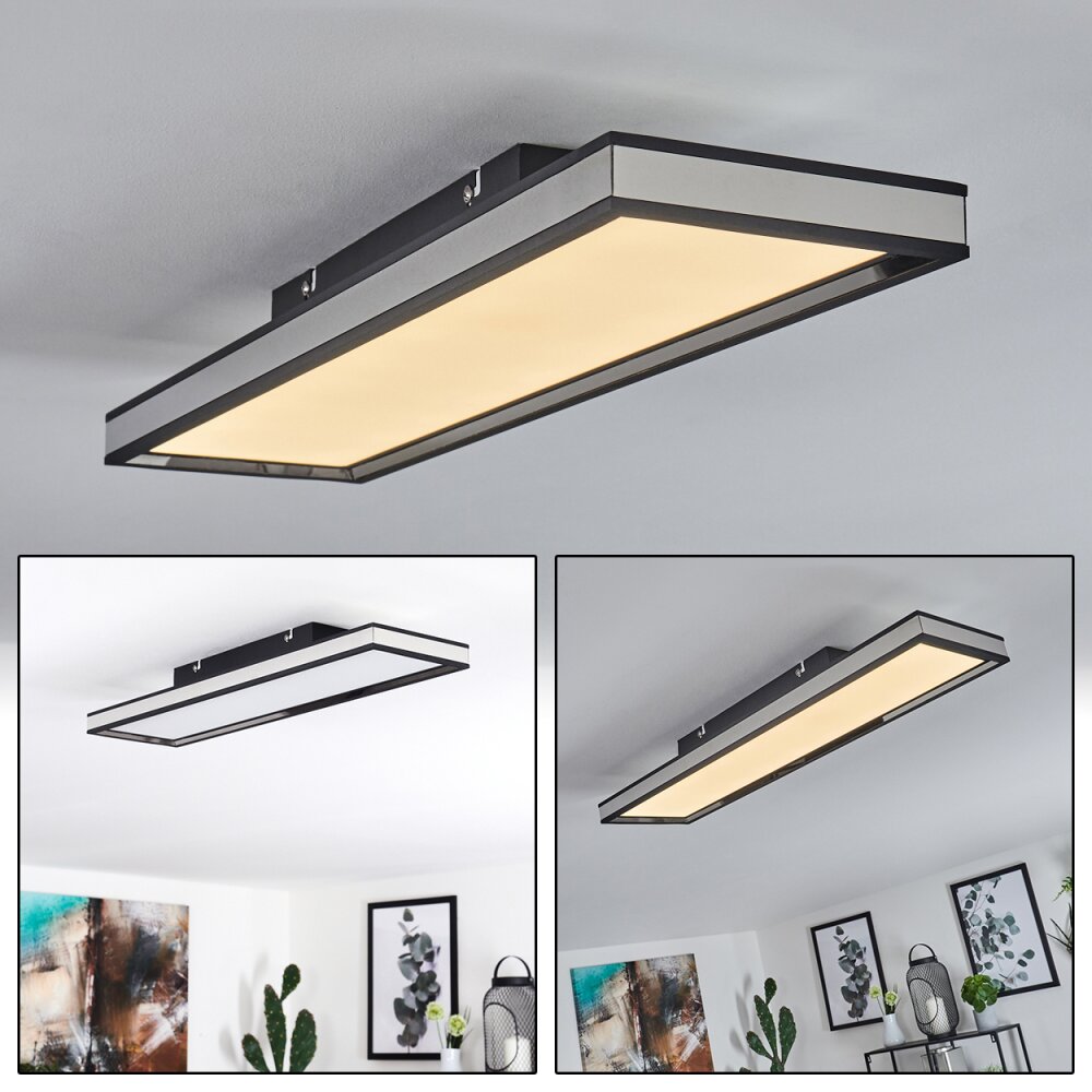 Nabbas Deckenpanel LED Schwarz, Weiß, 1-flammig main product photo