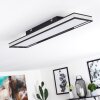 Nabbas Deckenpanel LED Schwarz, Weiß, 1-flammig