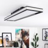 Nabbas Deckenpanel LED Schwarz, Weiß, 1-flammig
