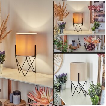 Hallata Tischleuchte Schwarz, 1-flammig Hallata Tischleuchte Schwarz, 1-flammig