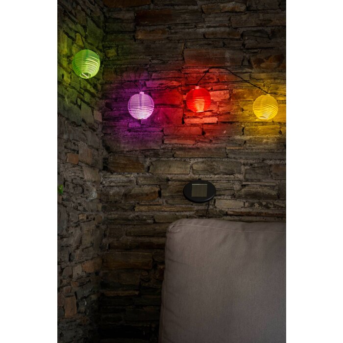 Eglo DOTS Solar-Lichterkette LED Schwarz, 10-flammig