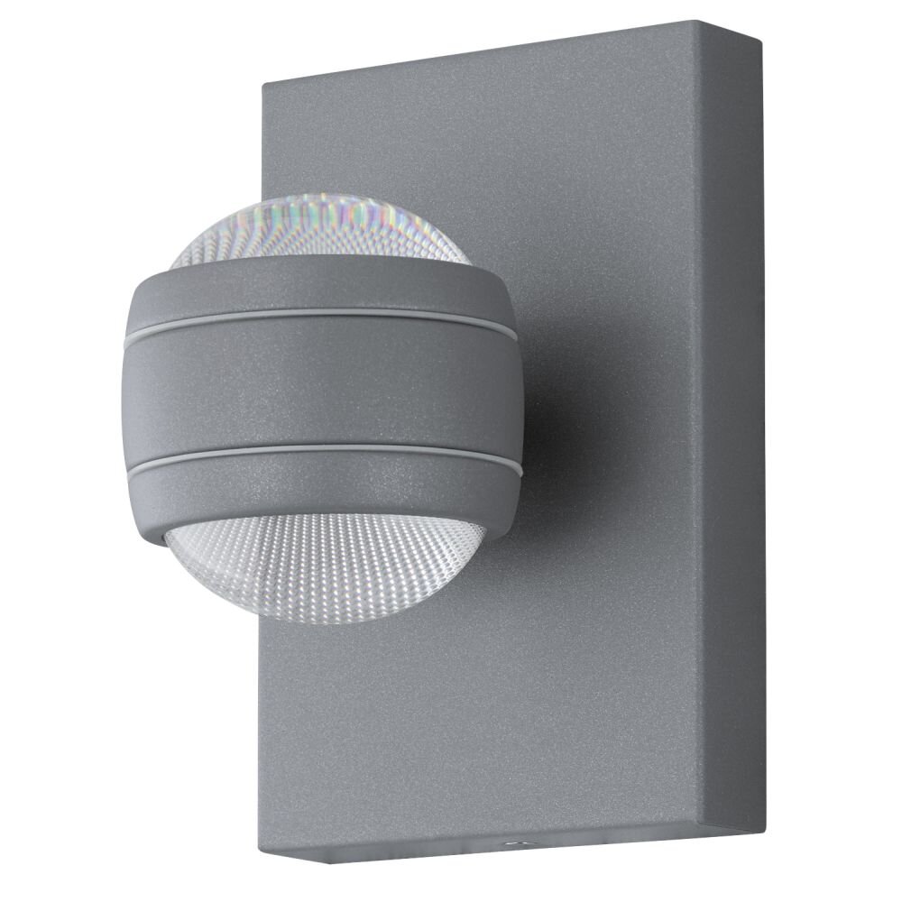 Eglo SESIMBA Außenwandleuchte LED Silber, 2-flammig main product photo