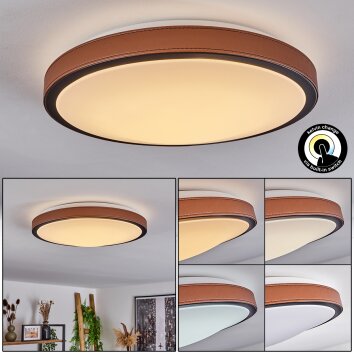 Kelva Deckenleuchte LED Weiß, 1-flammig
