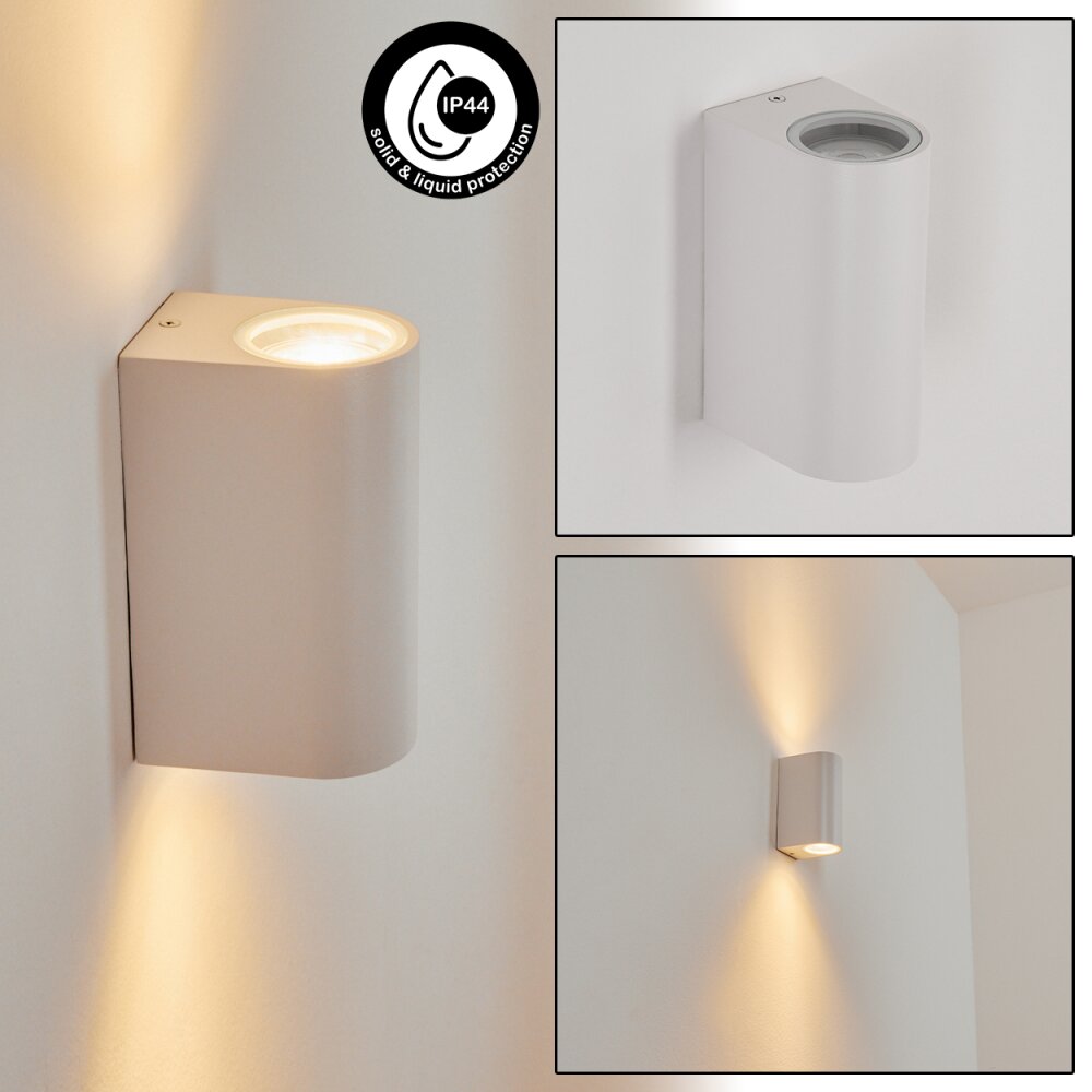 Kingstown Außenwandleuchte Weiß, 2-flammig main product photo