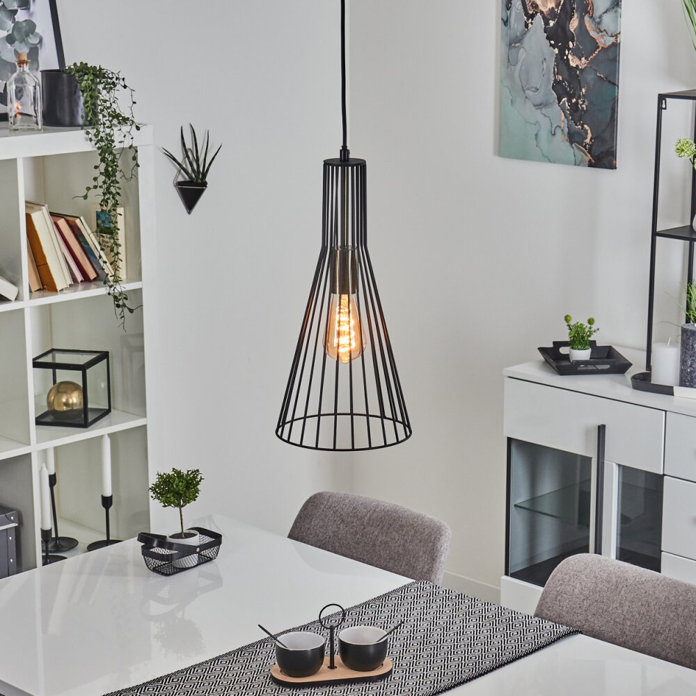 Samorinha Hängeleuchte Schwarz, 1-flammig main product photo