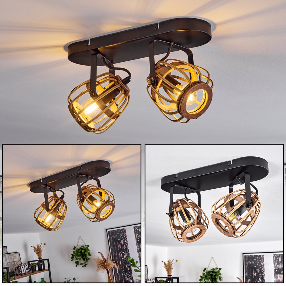 Combeima Deckenleuchte Schwarz, 2-flammig main product photo