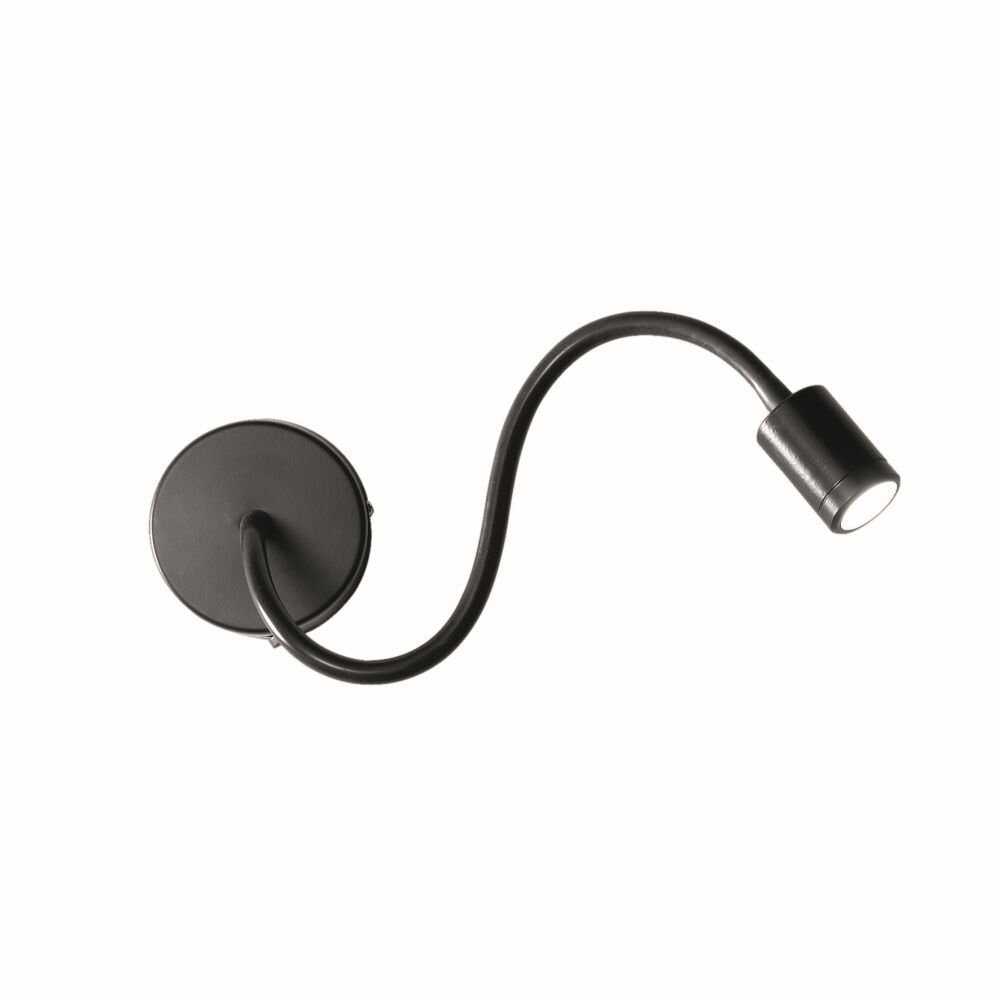 Ideal Lux FOCUS Wandleuchte LED Schwarz, 1-flammig main product photo