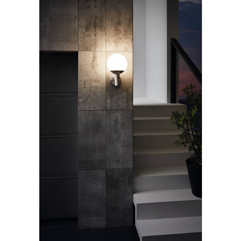 Eglo NISIA-Z Außenwandleuchte LED Edelstahl, 1-flammig main product photo