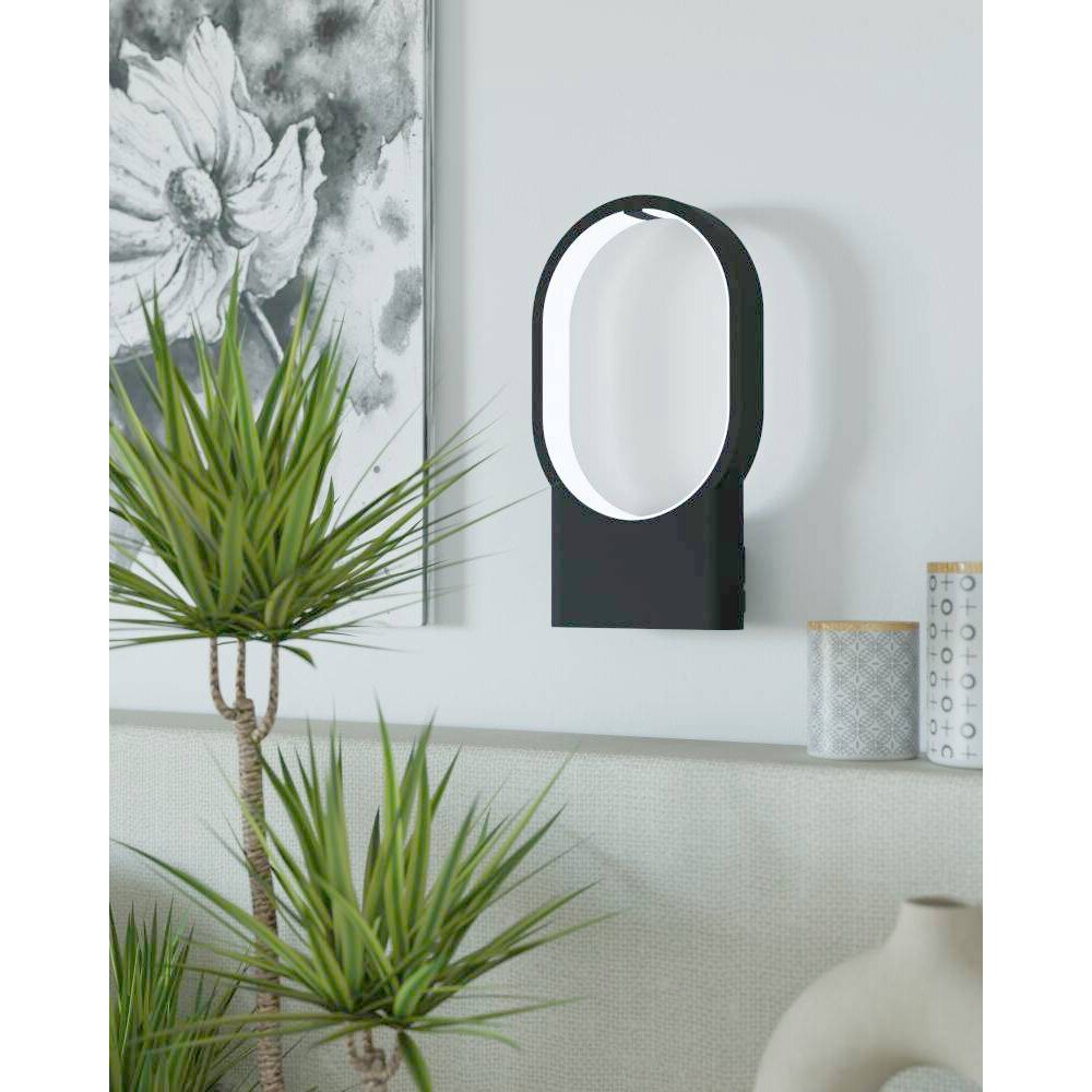 Eglo CODRIALES Wandleuchte LED Schwarz, 1-flammig main product photo