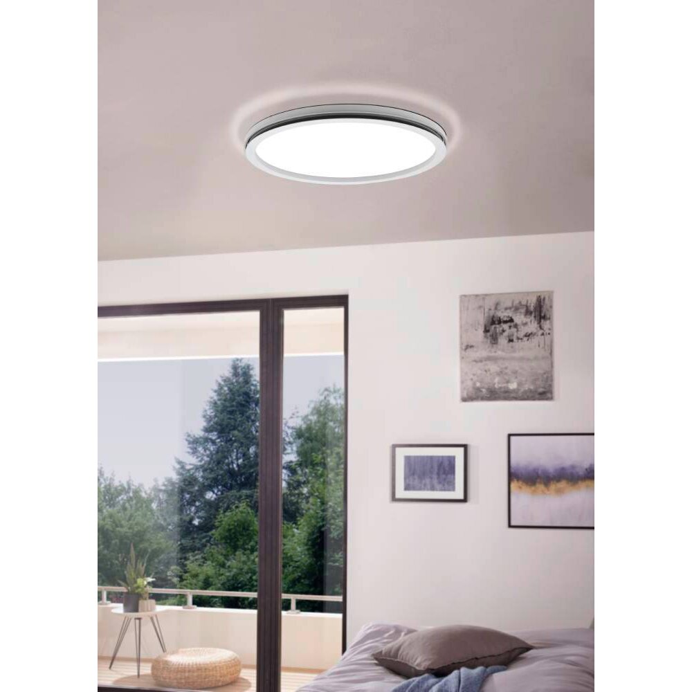 Eglo LAZARAS Deckenleuchte LED Weiß, 1-flammig, Farbwechsler main product photo