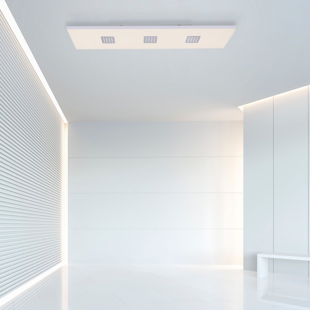 Paul Neuhaus PURE-NEO Deckenleuchte LED Aluminium, 3-flammig, Fernbedienung main product photo