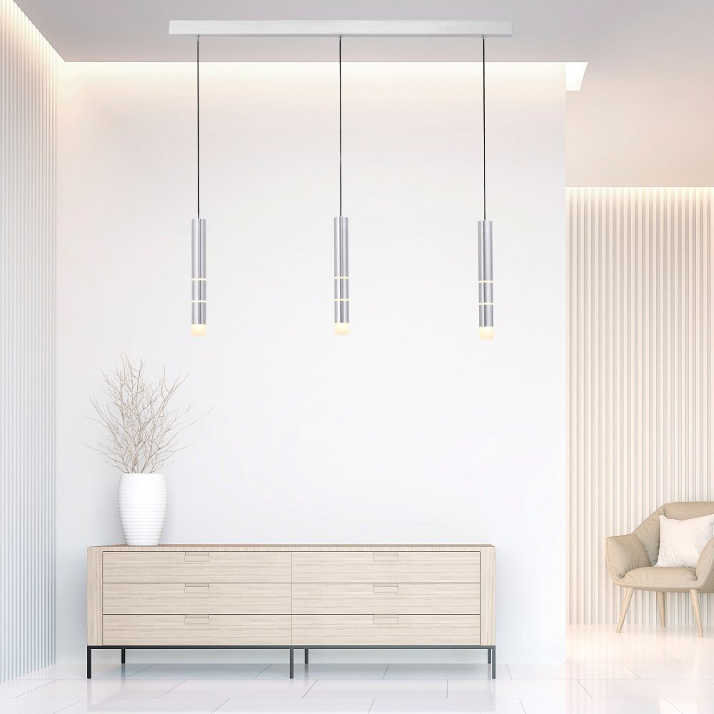 Paul Neuhaus PURE-VEGA Pendelleuchte LED Aluminium, 3-flammig main product photo