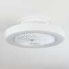 Azenha Deckenventilator LED, 1-flammig, Fernbedienung