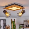 Bardhaman  Deckenleuchte LED Schwarz, 3-flammig