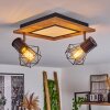 Bardhaman  Deckenleuchte LED Schwarz, 3-flammig
