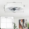 Tirkkala Deckenventilator LED, 1-flammig