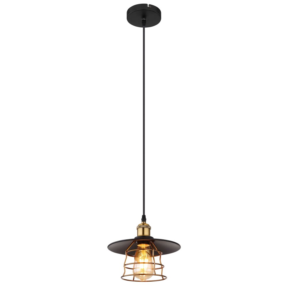 Globo VIEJO Hängeleuchte Schwarz, 1-flammig main product photo