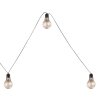 Globo Lichterkette LED Schwarz, 10-flammig