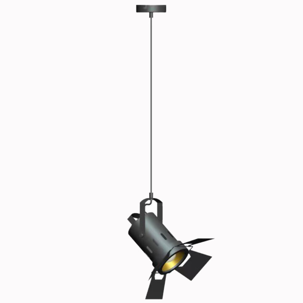 Steinhauer Carré Pendelleuchten Schwarz, 1-flammig main product photo