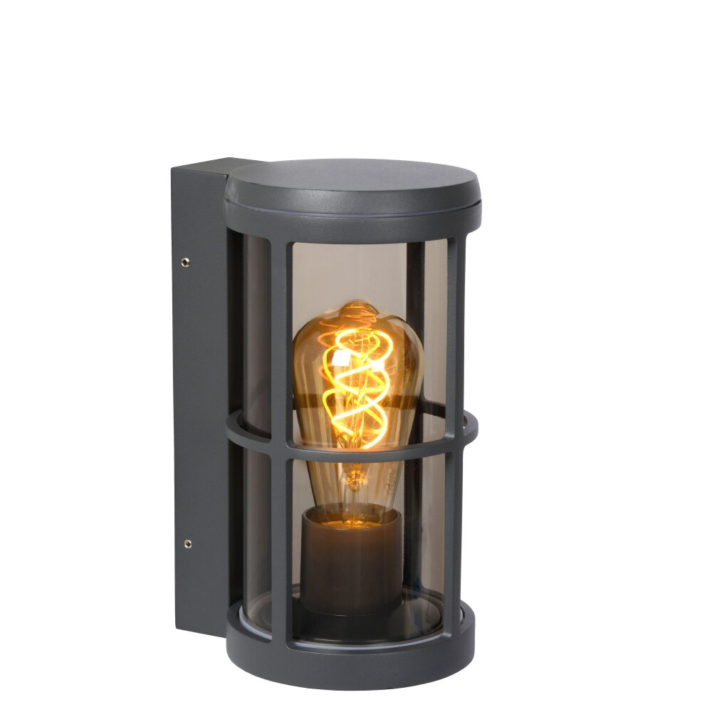 Lucide NAVI Außenwandleuchte Anthrazit, 1-flammig main product photo