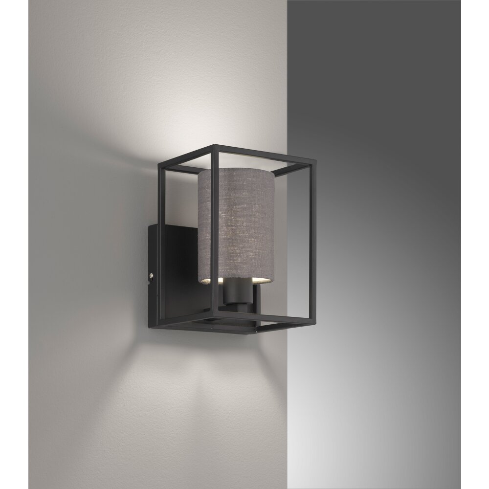 Fischer & Honsel Gilli Wandleuchte Schwarz, 1-flammig main product photo
