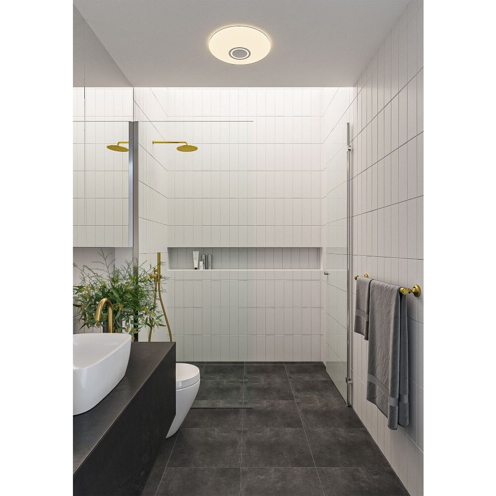 Nordlux DJAYSMART Deckepanel LED Weiß, 1-flammig, Farbwechsler main product photo