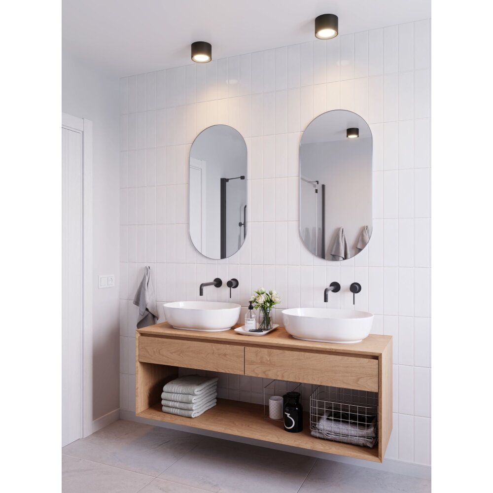 Nordlux LANDON Deckenleuchte LED Schwarz, 1-flammig main product photo