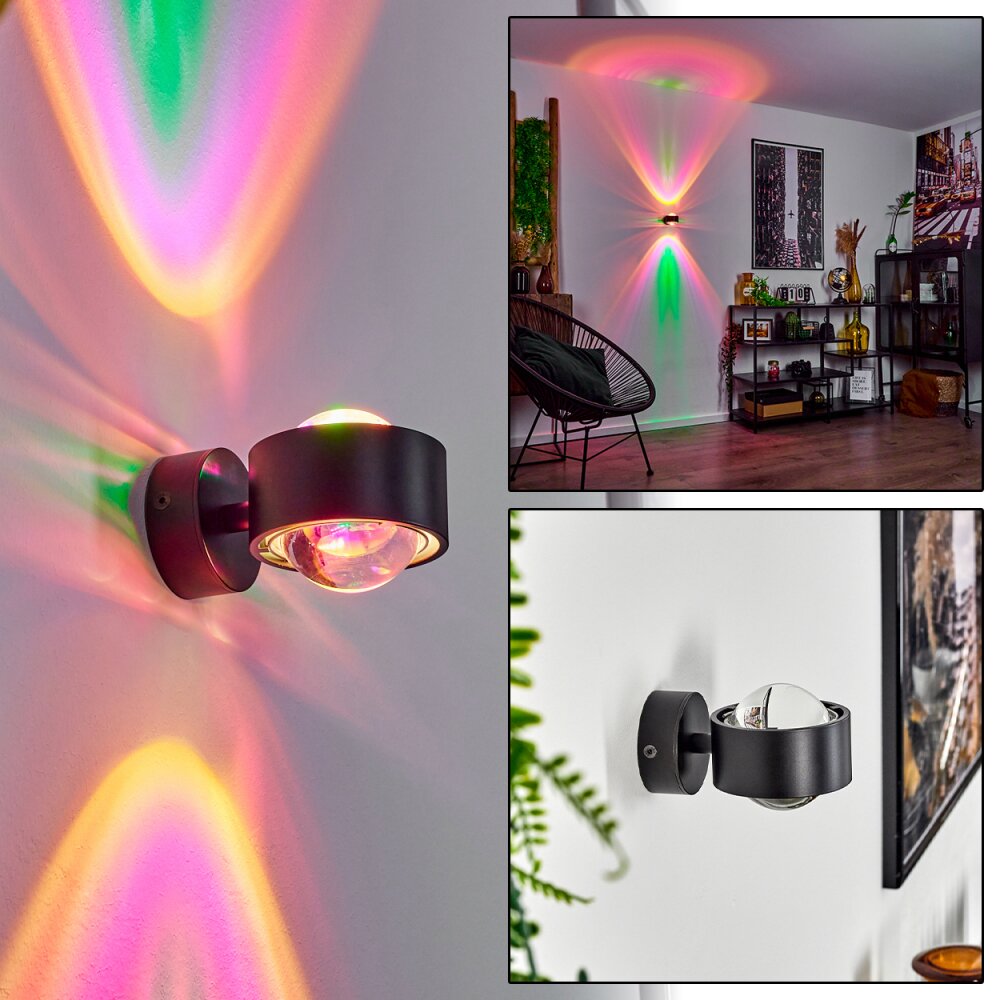 Sapri Wandleuchte Schwarz, 1-flammig main product photo