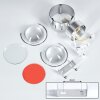 Sapri Wandleuchte Silber, 1-flammig
