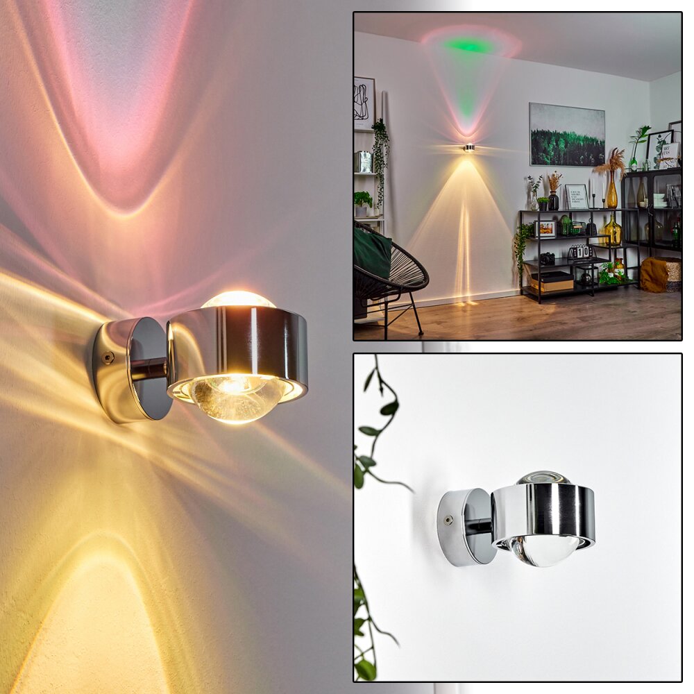 Sapri Wandleuchte Chrom, 1-flammig main product photo