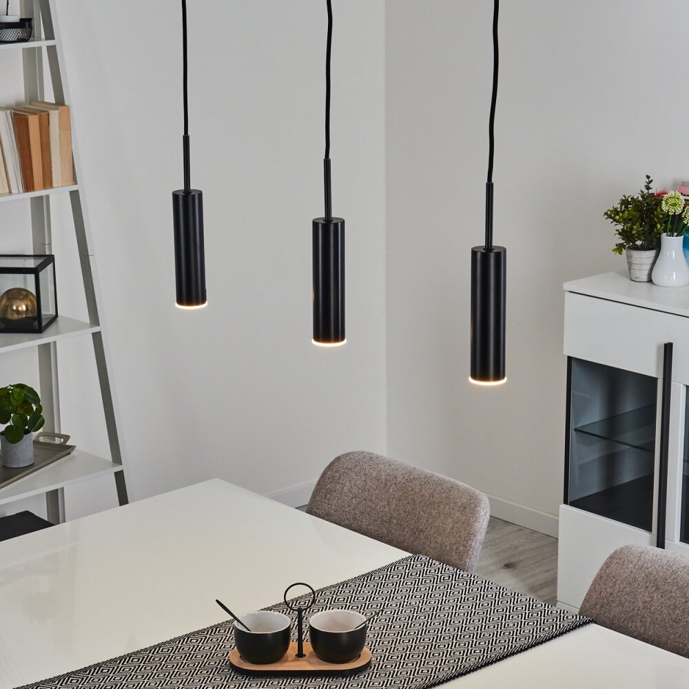 Dalheim Pendelleuchte LED Schwarz, 3-flammig main product photo