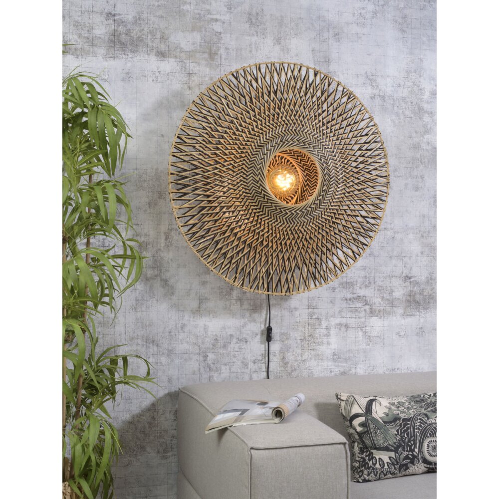 Good & Mojo BALI Wandleuchte Schwarz, 1-flammig main product photo