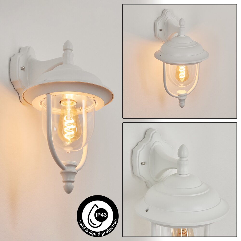 Tingha Außenwandleuchte Weiß, 1-flammig main product photo