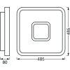 LEDVANCE Decorative Deckenpanel Weiß, 1-flammig