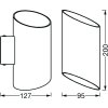 LEDVANCE Decorative Deckenleuchte Weiß, 1-flammig