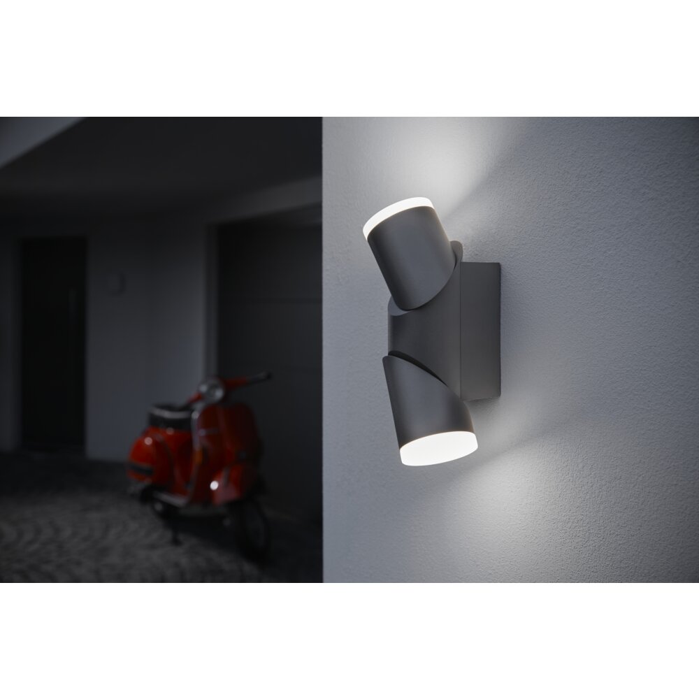 LEDVANCE ENDURA Außenwandleuchte Anthrazit, 2-flammig main product photo