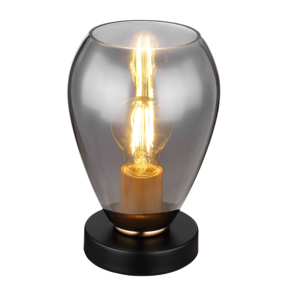 Globo FANNI Tischleuchte Schwarz, 1-flammig main product photo