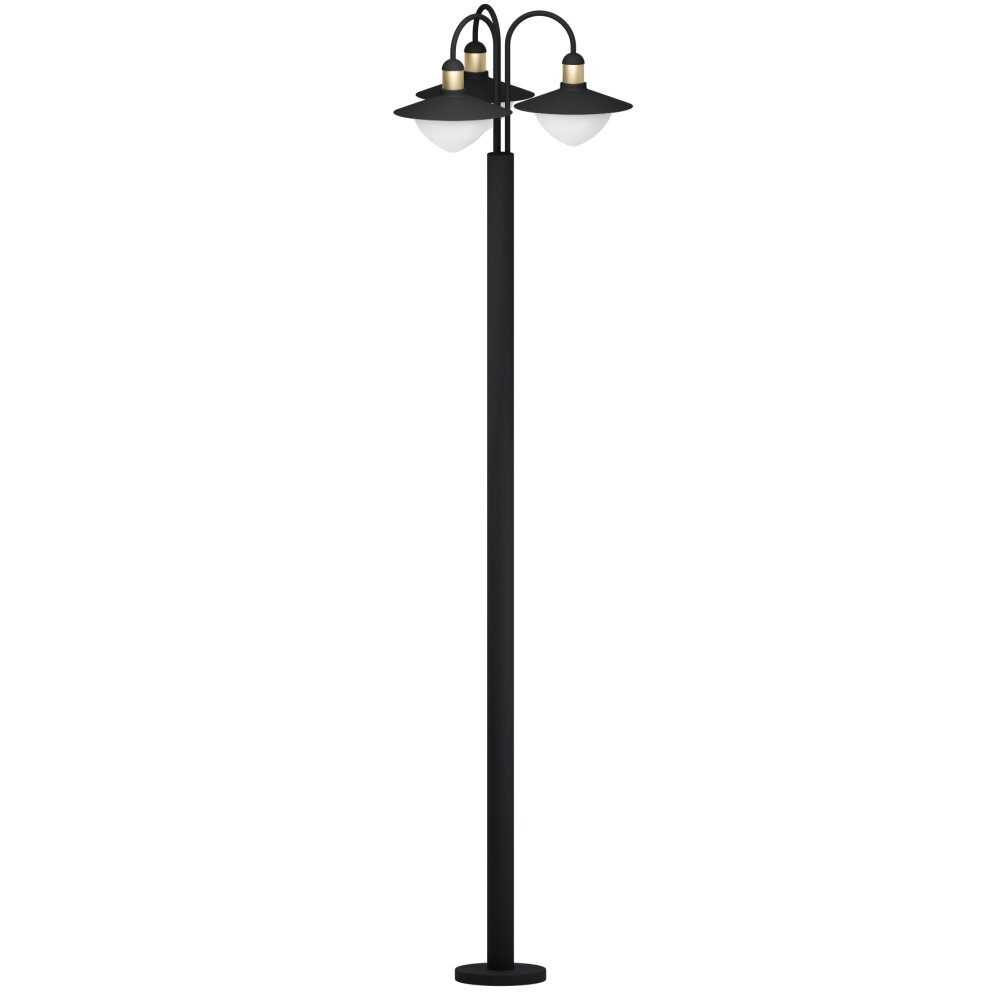 Eglo SIRMIONE Außenstehleuchte Gold, Schwarz, 3-flammig main product photo