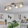 Villaseca Deckenleuchte LED Nickel-Matt, 4-flammig