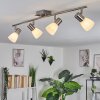 Villaseca Deckenleuchte LED Nickel-Matt, 4-flammig