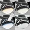 Malloa Deckenventilator LED Schwarz, 1-flammig, Fernbedienung Malloa Deckenventilator LED Schwarz, 1-flammig, Fernbedienung