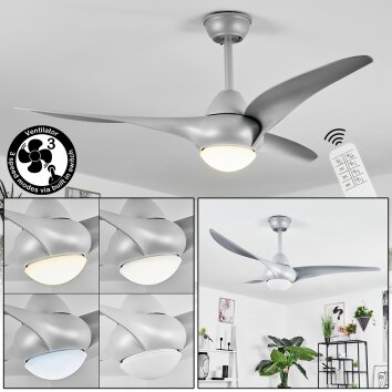 Malloa Deckenventilator LED Titan, 1-flammig, Fernbedienung